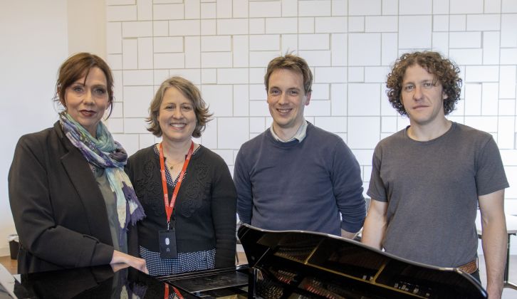 Thumbnail for Renowned Composer encourages students to explore new directions