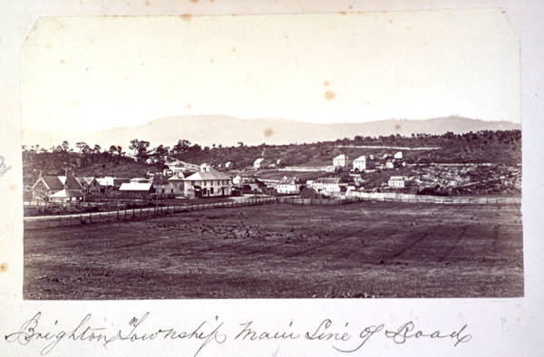 Samuel Clifford, 'Brighton Township' (in fact Pontville), c 1873 (W.L. Crowther Library, SLT)