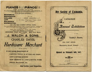Art Society of Tasmania catalogue 1907