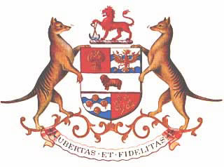 tasmanian coat of arms