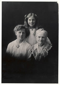 Winifred, her mother  and grandmother