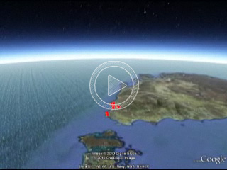 Meeting at Bark Hut - Google maps flyover