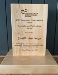 CSL facilities and expertise supports UTAS graduate to win Tasmanian Timber Award