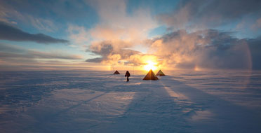 Antarctic campsite