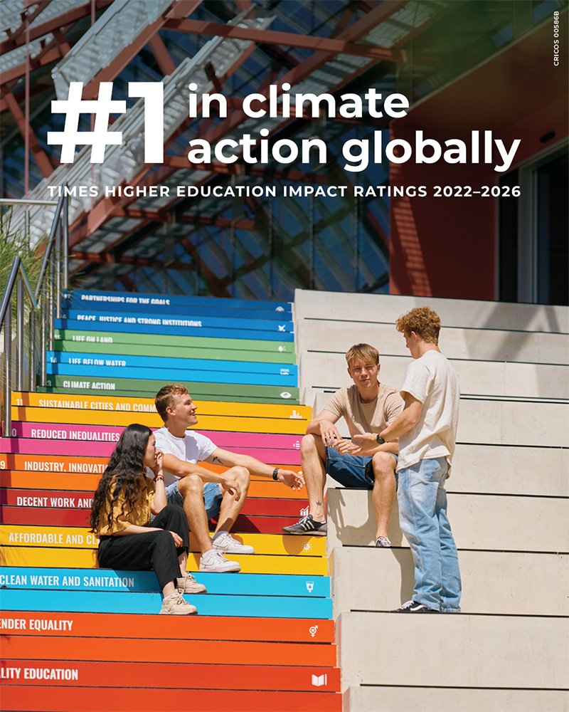 #1 in Climate action globally, Times Higher Education Impact Ratings 2022 - 2026