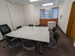 Discussion room four at the Clinical Library