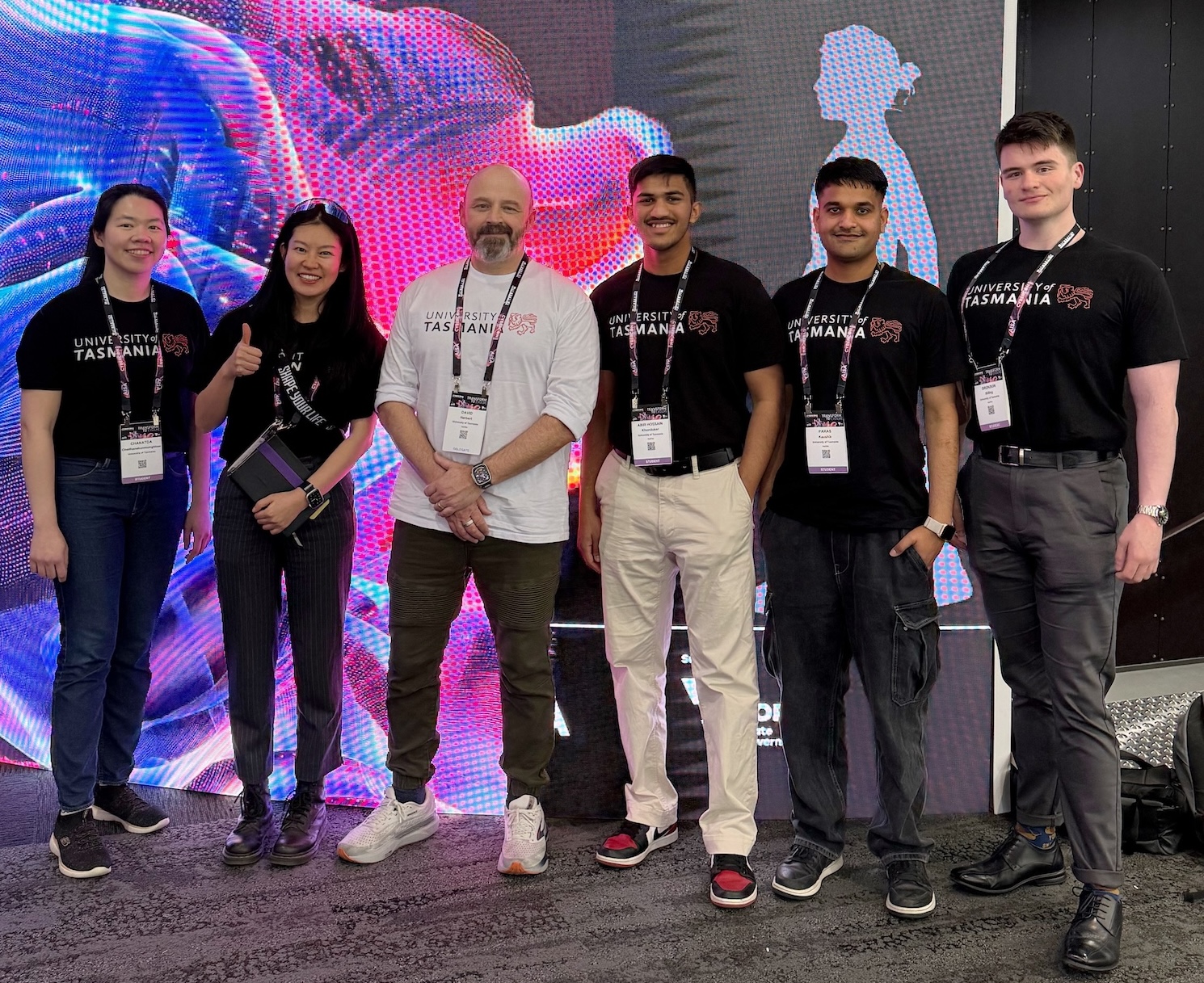 ICT Team at Cybercon indoors