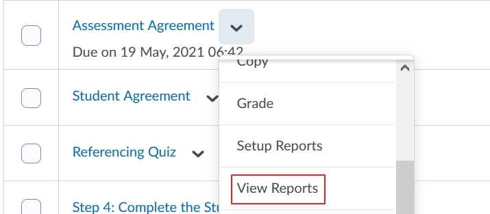 View reports
