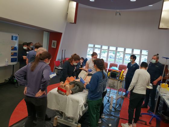 Thumbnail for Medical students put skills to the test during CareFlight's workshop