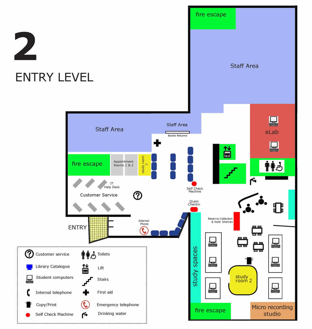 Level 2 - Morris Miller Library