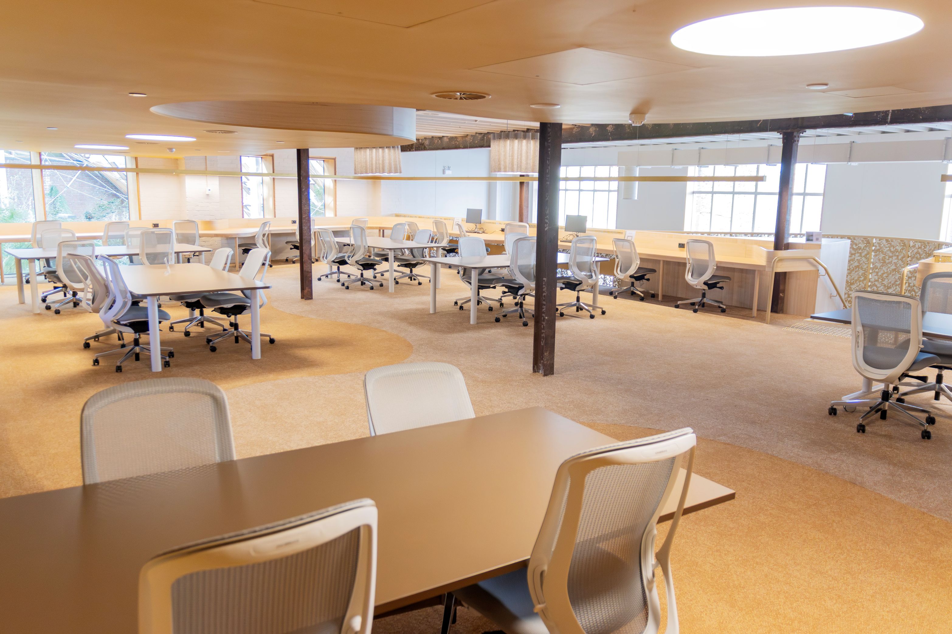 Level 2 study spaces 