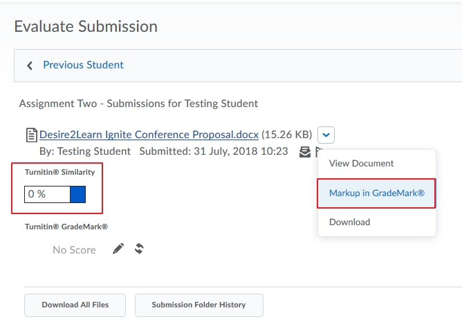 Marking Assignments using Turnitin 5