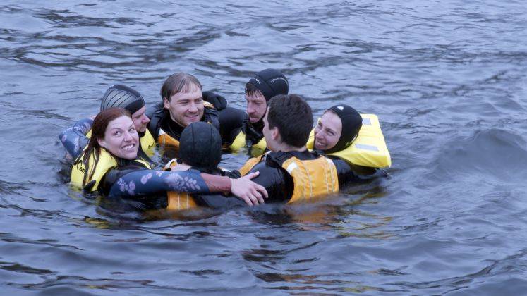 Thumbnail for Medical professionals take to the water for study