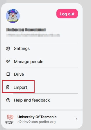 select import