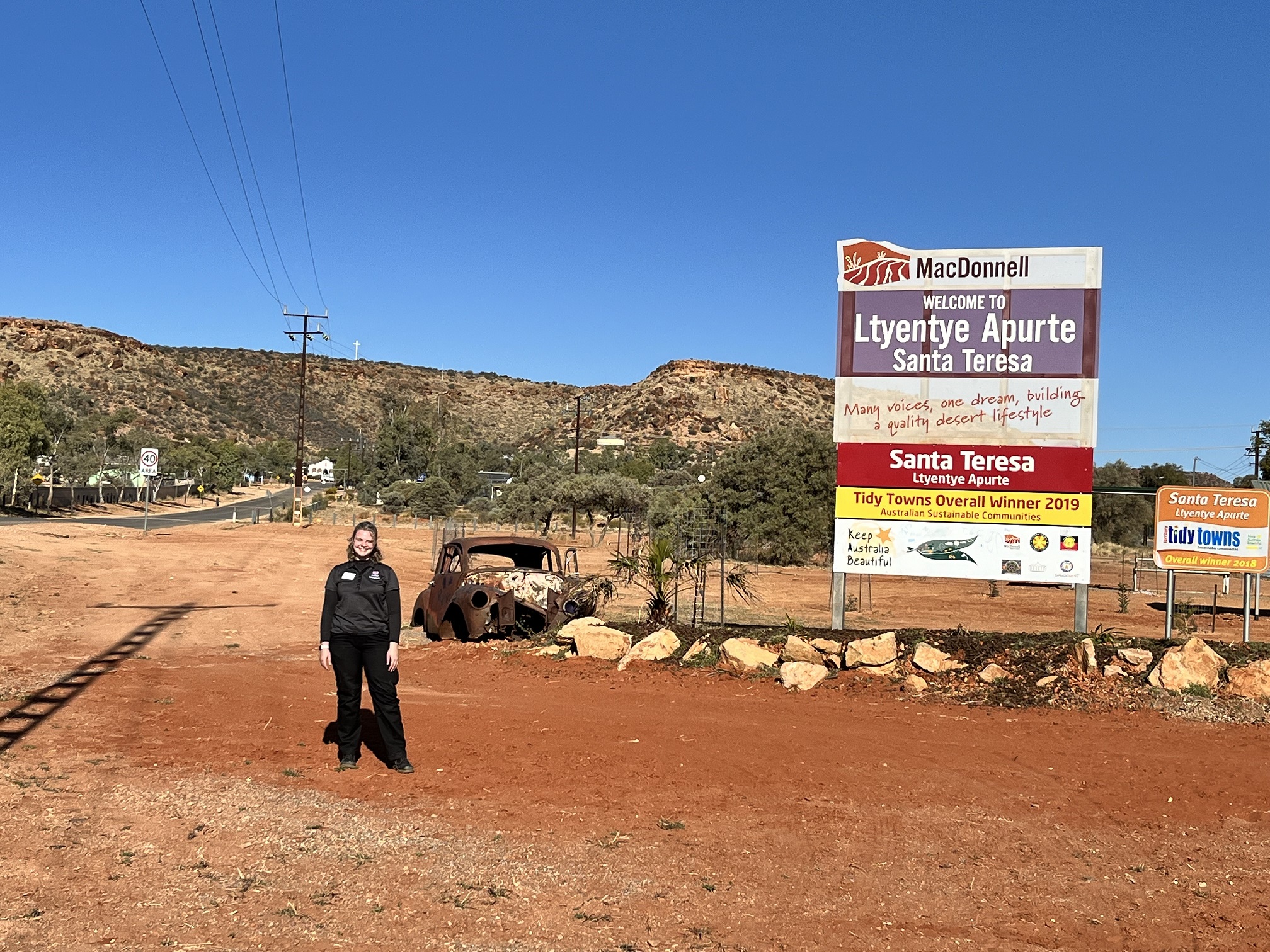 Pharmacy graduate Amy Walsh completed a six-week work placement in the Northern Territory as part of her degree.