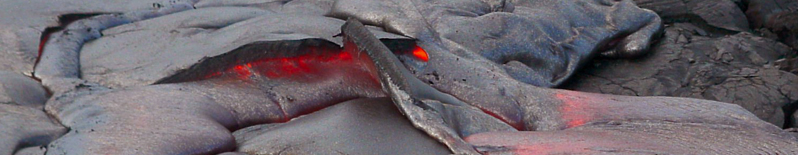 volcanic lava flow