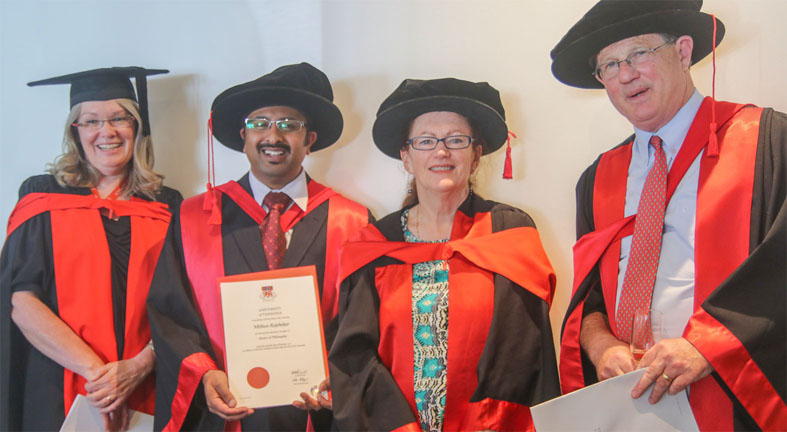 Dr Mithun Rajshekar graduating