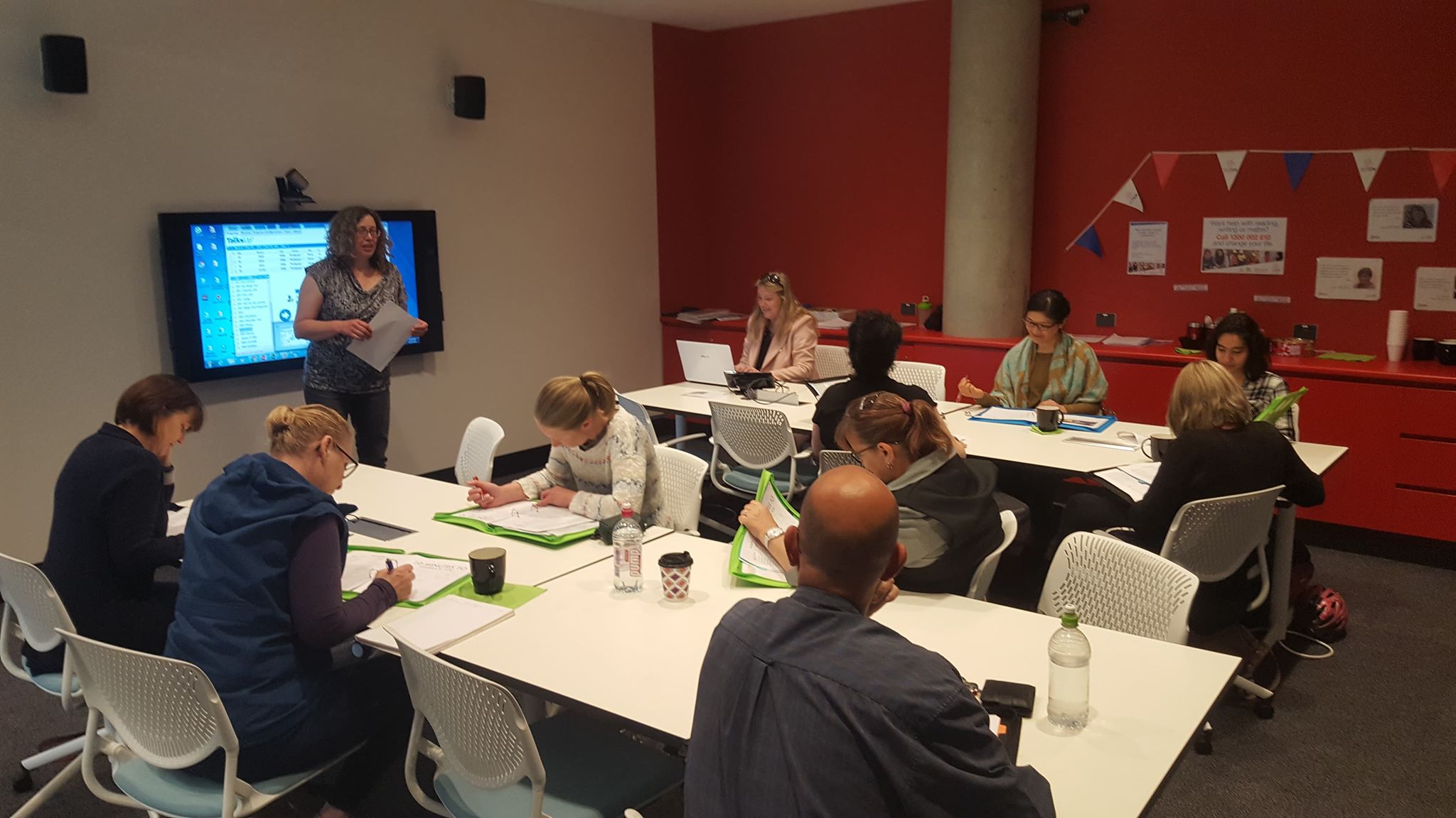 Students learning