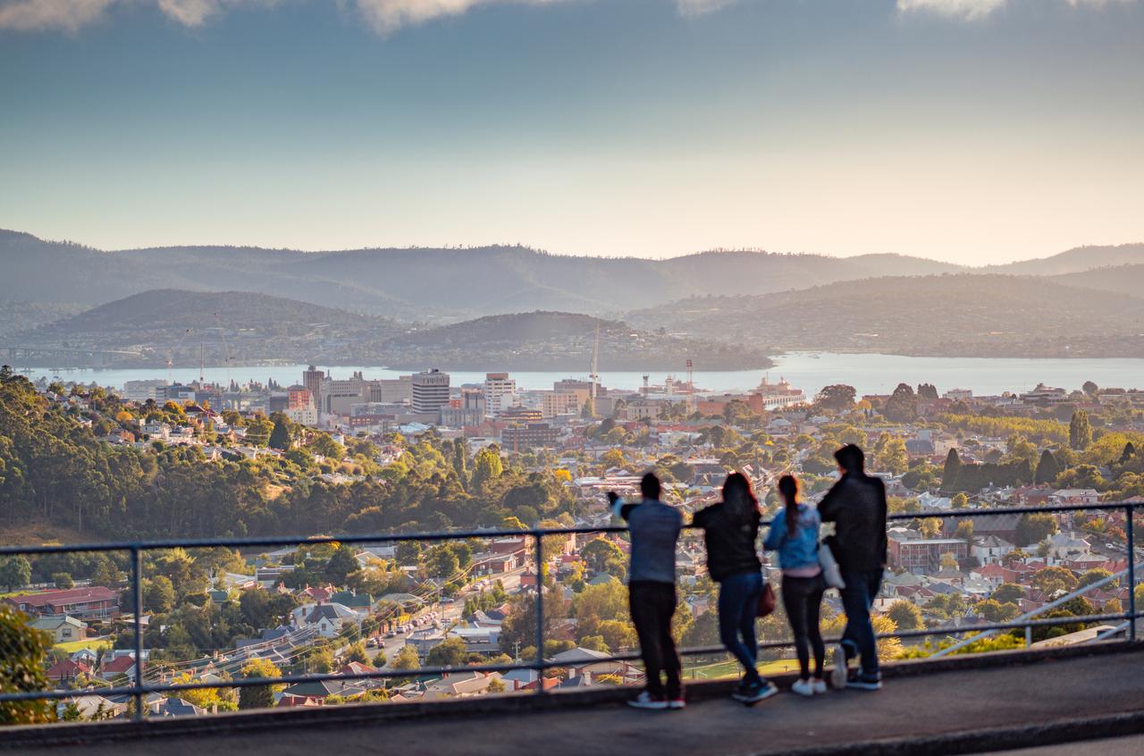 Landscape view of Hobart city