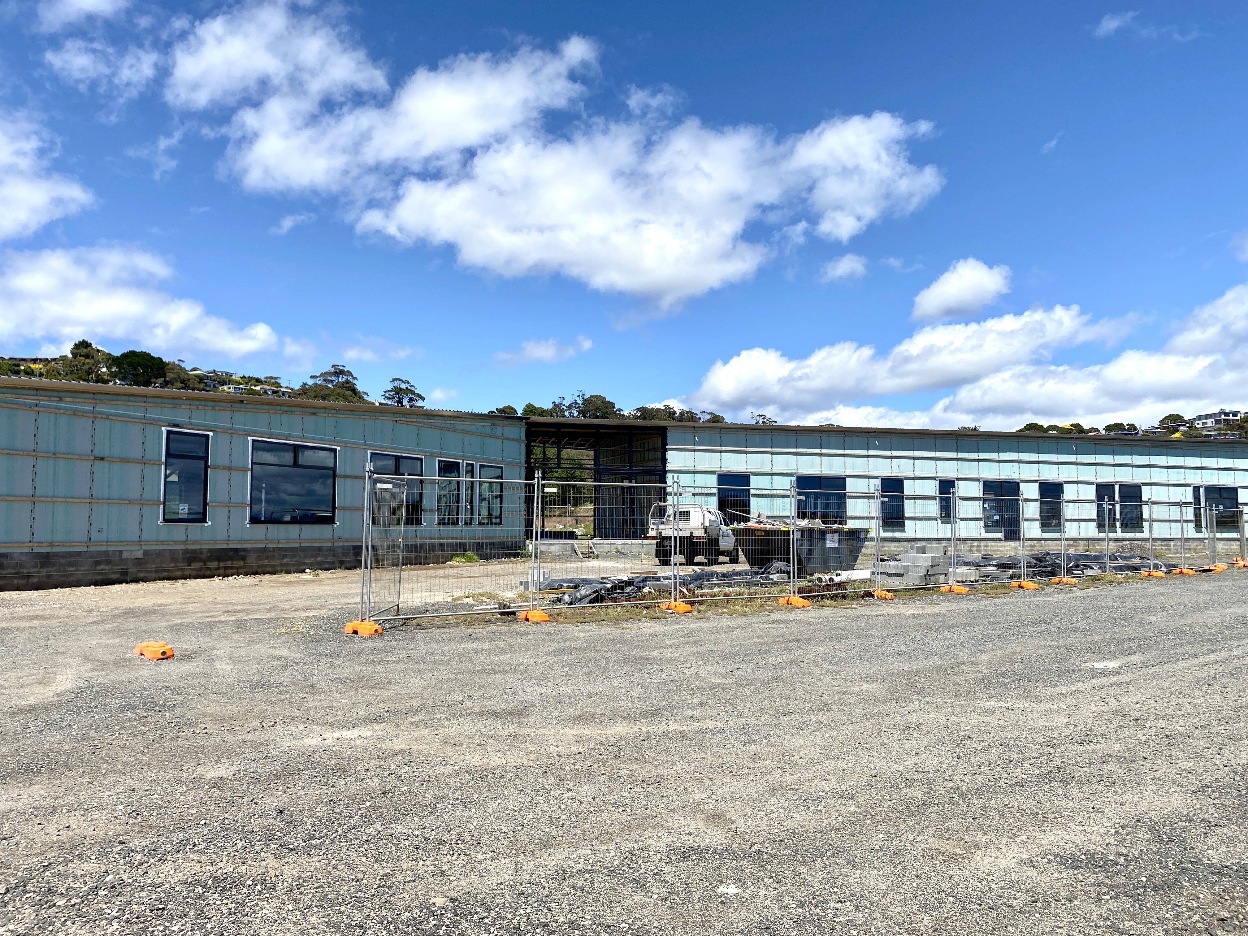 A photo of the new band and community facility at West Park