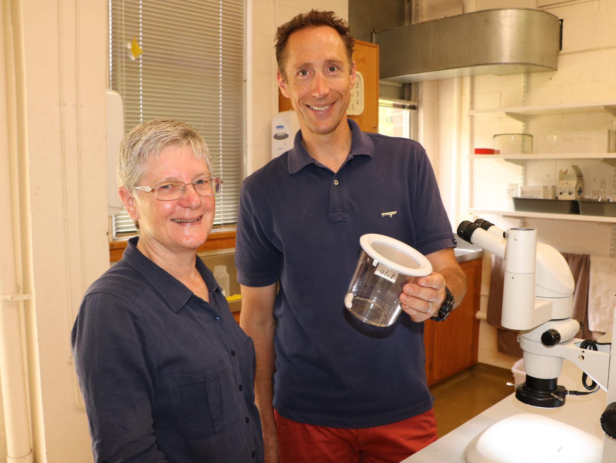 Dr Sally Bound from the Tasmanian Institute of Agriculture and Dr Guy Westmore from Biosecurity Tasmania led the pilot program.