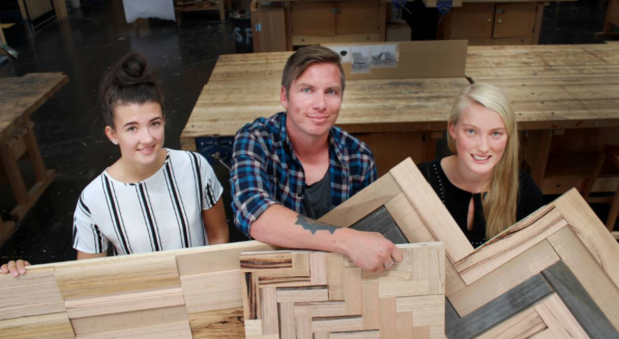 UTAS students team up with Neville Smith to tackle timber solution