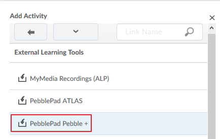 Select PebblePad +