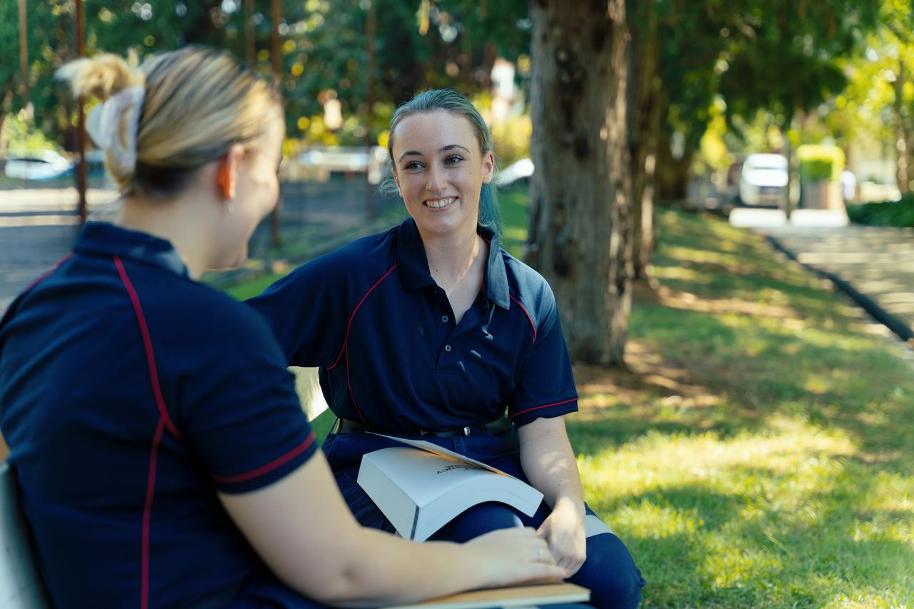 Bachelor of Paramedicine student Miah Stephens is studying at the University of Tasmania's Rozelle campus in Syndey.