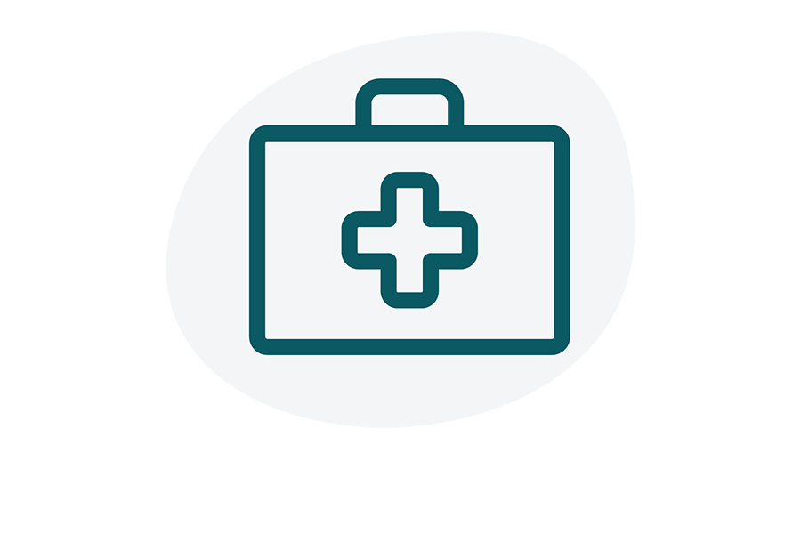 Medical kit icon