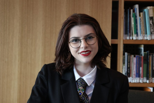 Portrait of pathway program student, Faith 