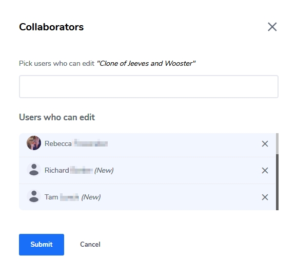Add collaborators