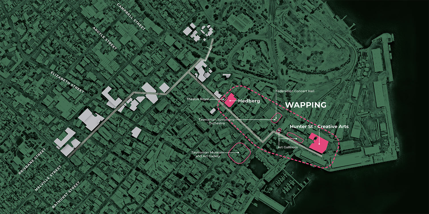 Wapping precinct map