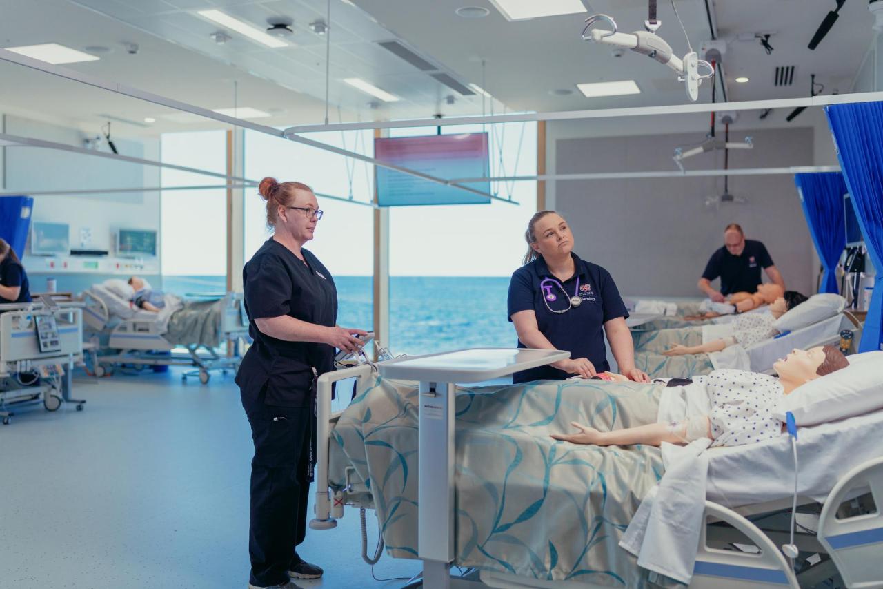 Nursing sim labs Cradle Coast campus