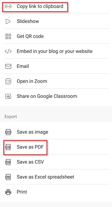 Share the file by PDF