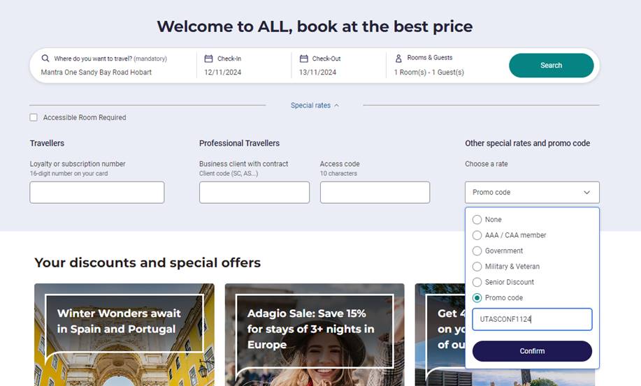 example for using mantra promo code