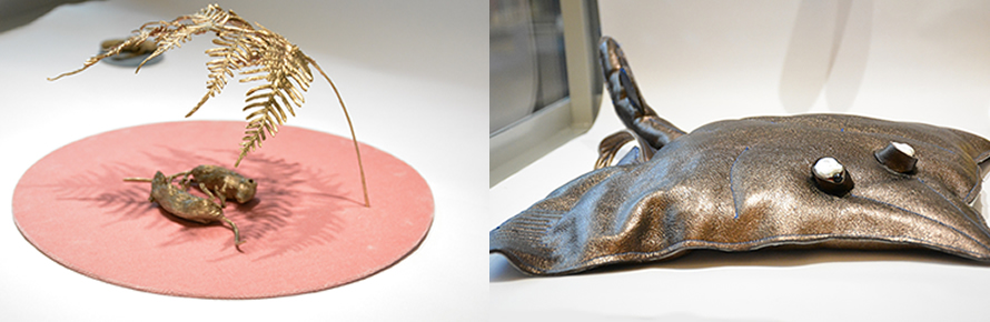 art works that are part of the UTAS x Sawtooth Vitrine series