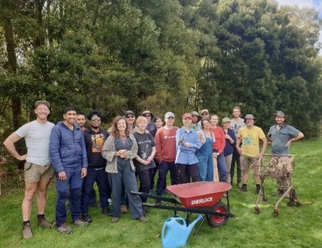 Volunteers from all over Tasmania clean up Newnham Creek
