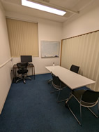 Discussion room two at the Clinical Library