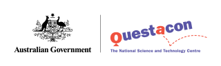 Questacon: The National Sciences and Technology Centre, Australian Government logo