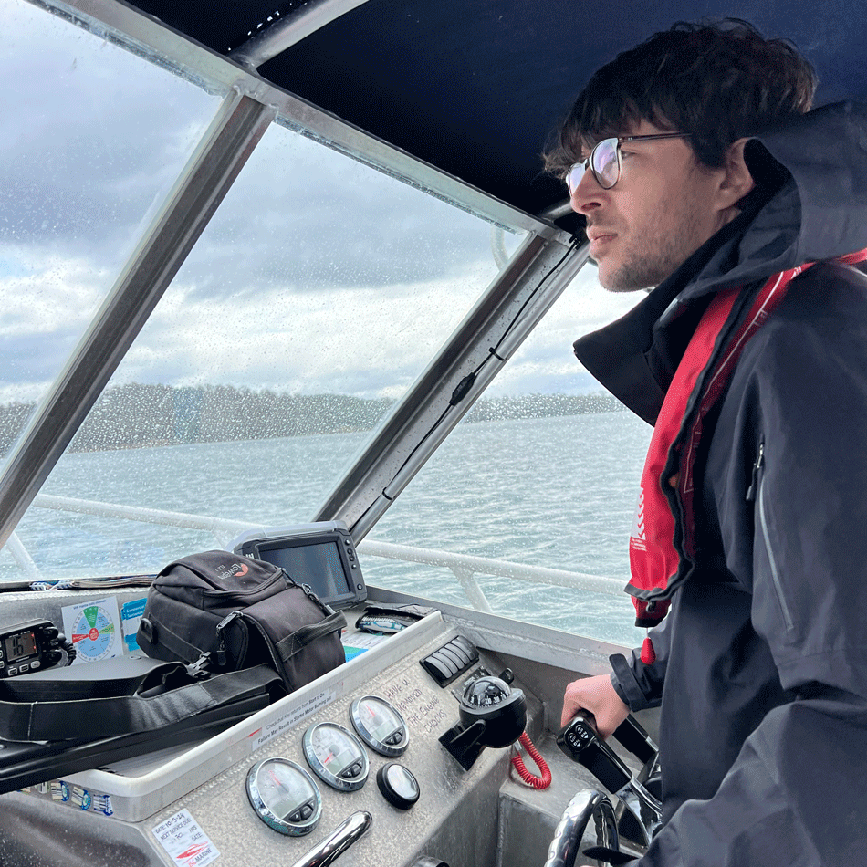 Professor Lennart Bach research lead Ocean Alkalinity Enhancement project