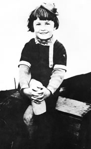 Errol Flynn aged 4