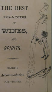 wine and spirits cartoon